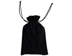 black velvet alpaca jewelry pouch.