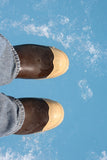 Walking on water with warm feet in Superwarm Alpaca Socks