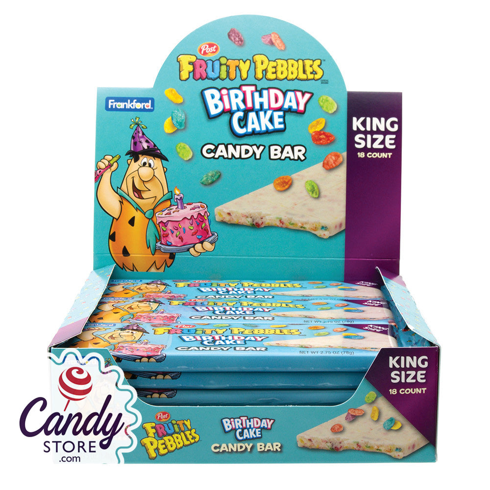 Fruity Pebbles Birthday Cake Candy Bars 18ct 4519