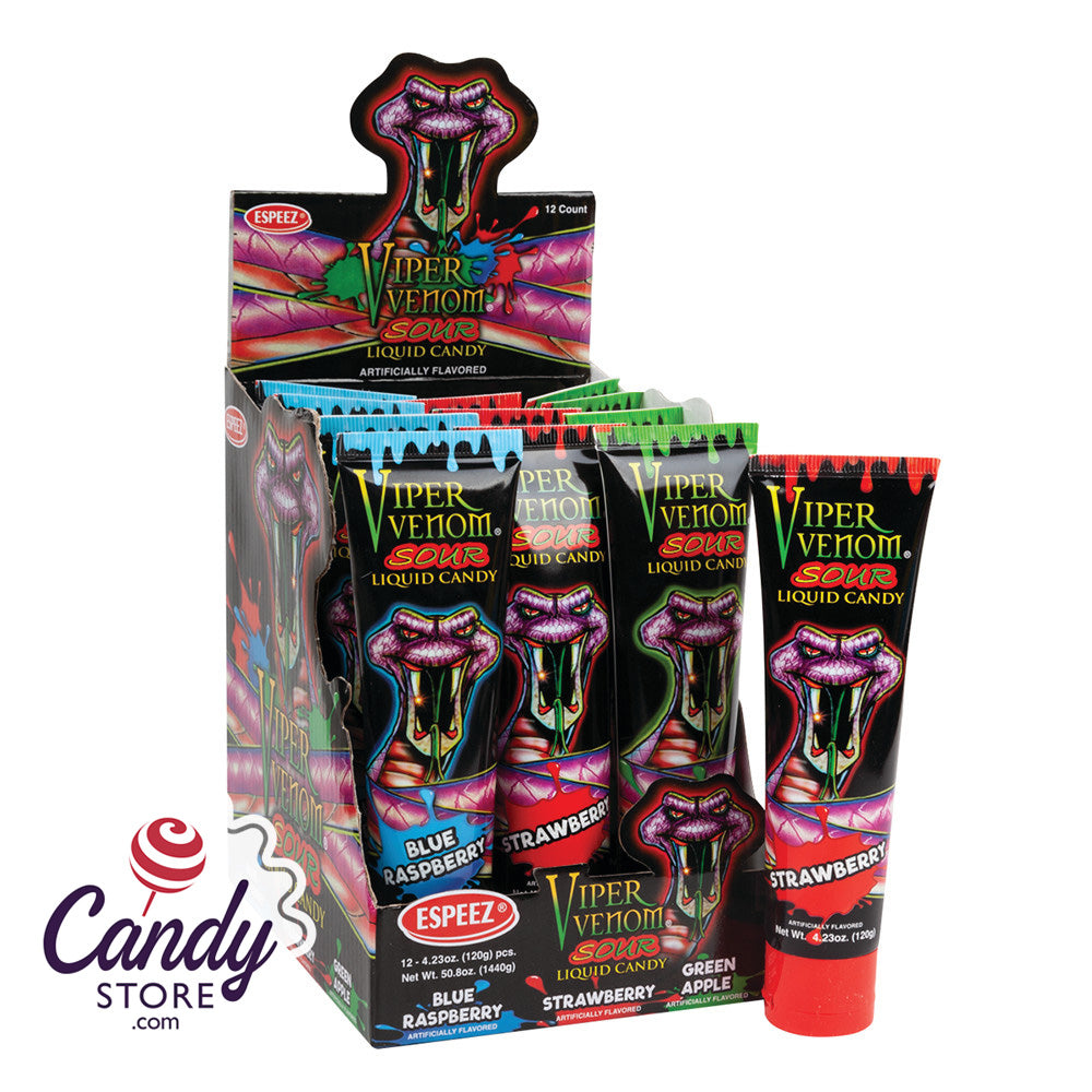 Viper Venom Sour Liquid Candy 12ct Tubes 0576