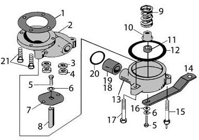 Sketch of how to put together Large Mixing Valve for Lindsay Style Sandblaster.