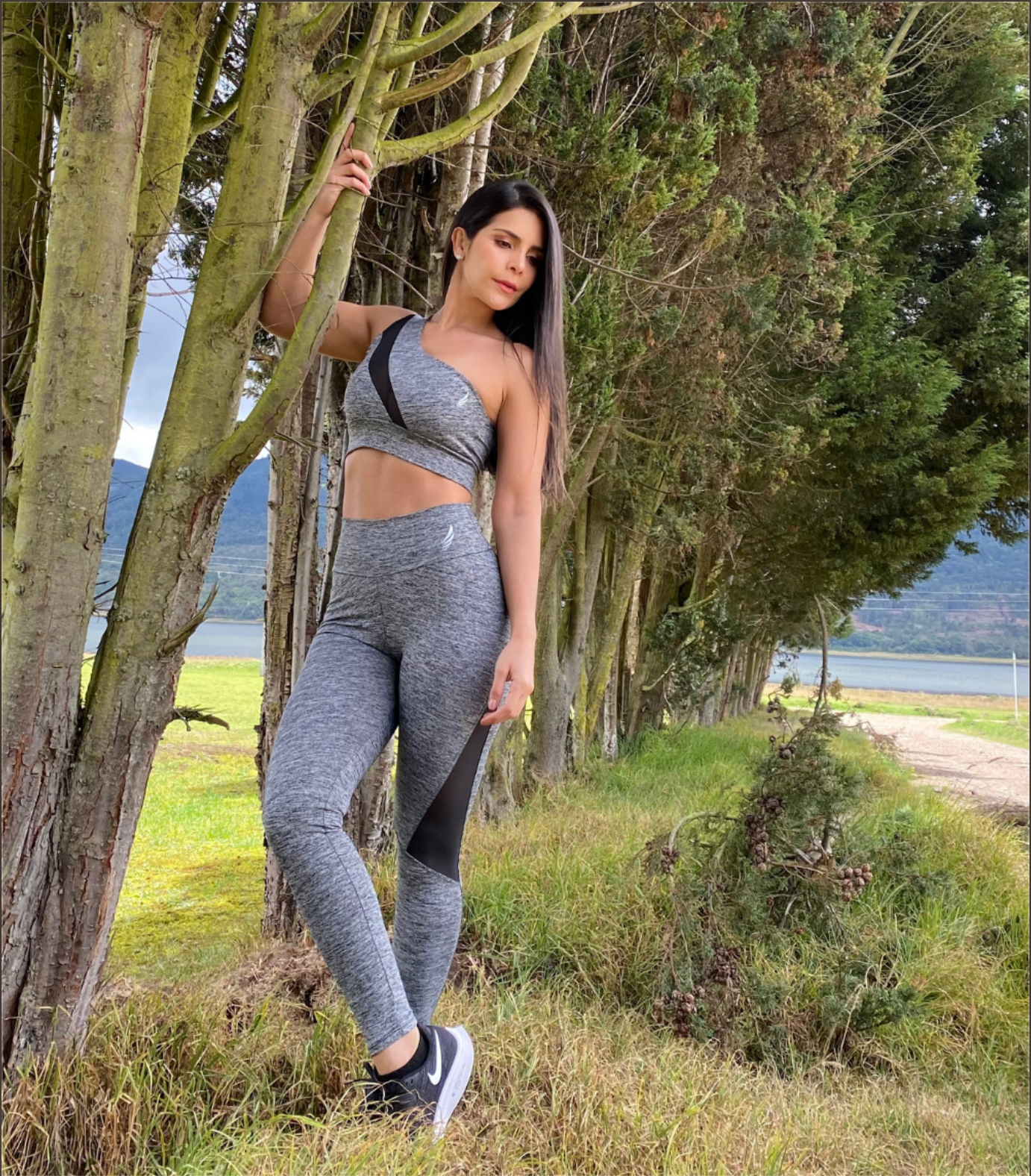 Leggins Carlota Gris/Negro