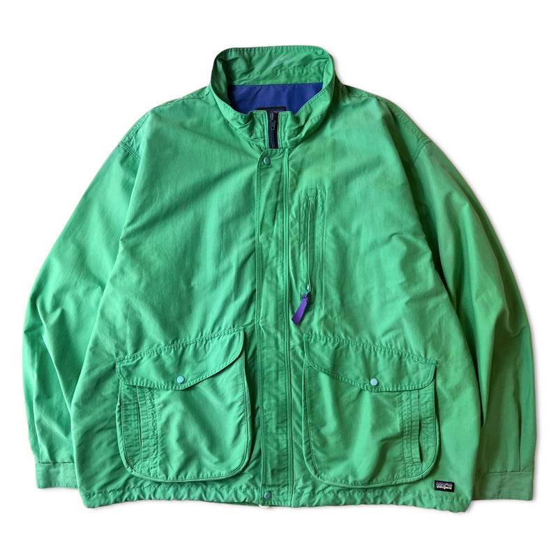 最初期 80s 旧タグ USA製 Patagonia バギーズ ジャケット XL / 80年代 アメリカ製 ビンテージ パタゴニア グリーン