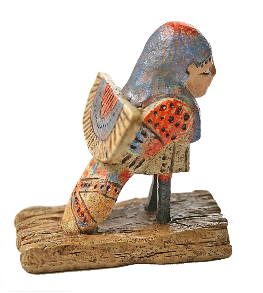 Ba-bird Human Soul Egyptian Statue Miniature Human Bird Figurine Museum Replica