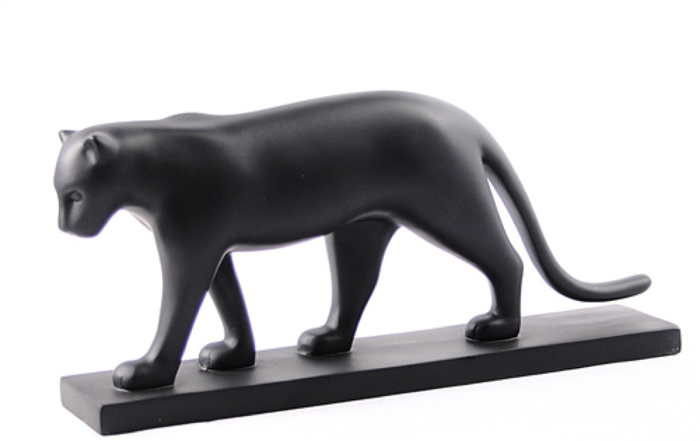 black panther animal figurine