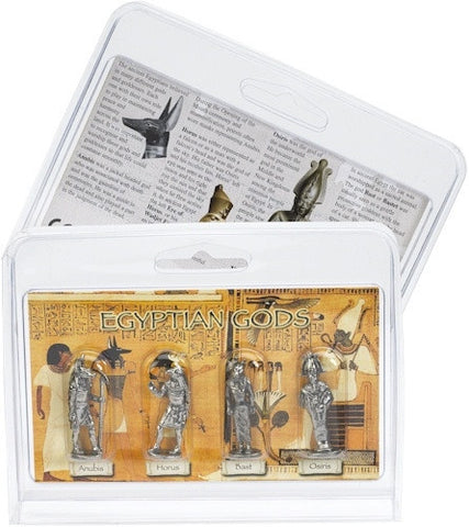 Learning Tools - Egyptian Gods Miniature Figurines Role Playing Pack Of 4 - 8005