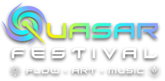 Quasar Festival Logo: Flow, Art, and Music