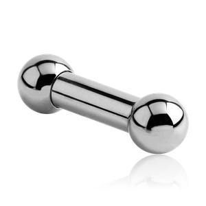 10g Titanium Straight Barbell (internal threads)