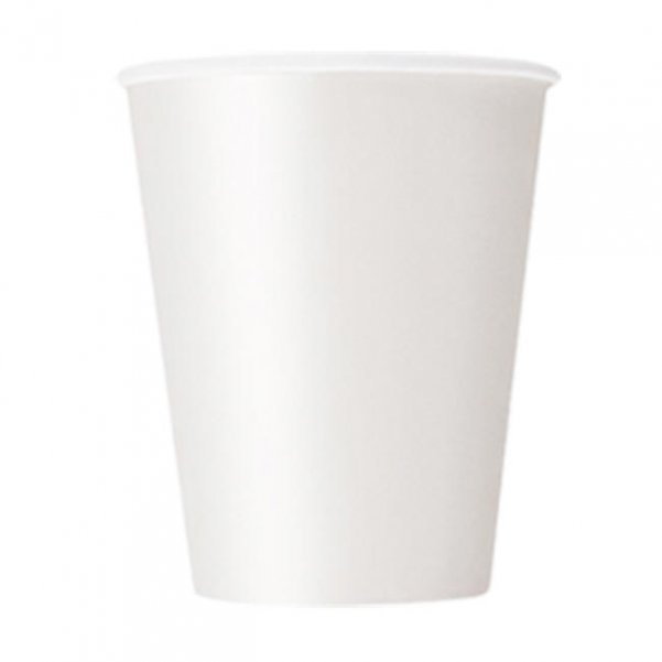 Becher Uni Weiß