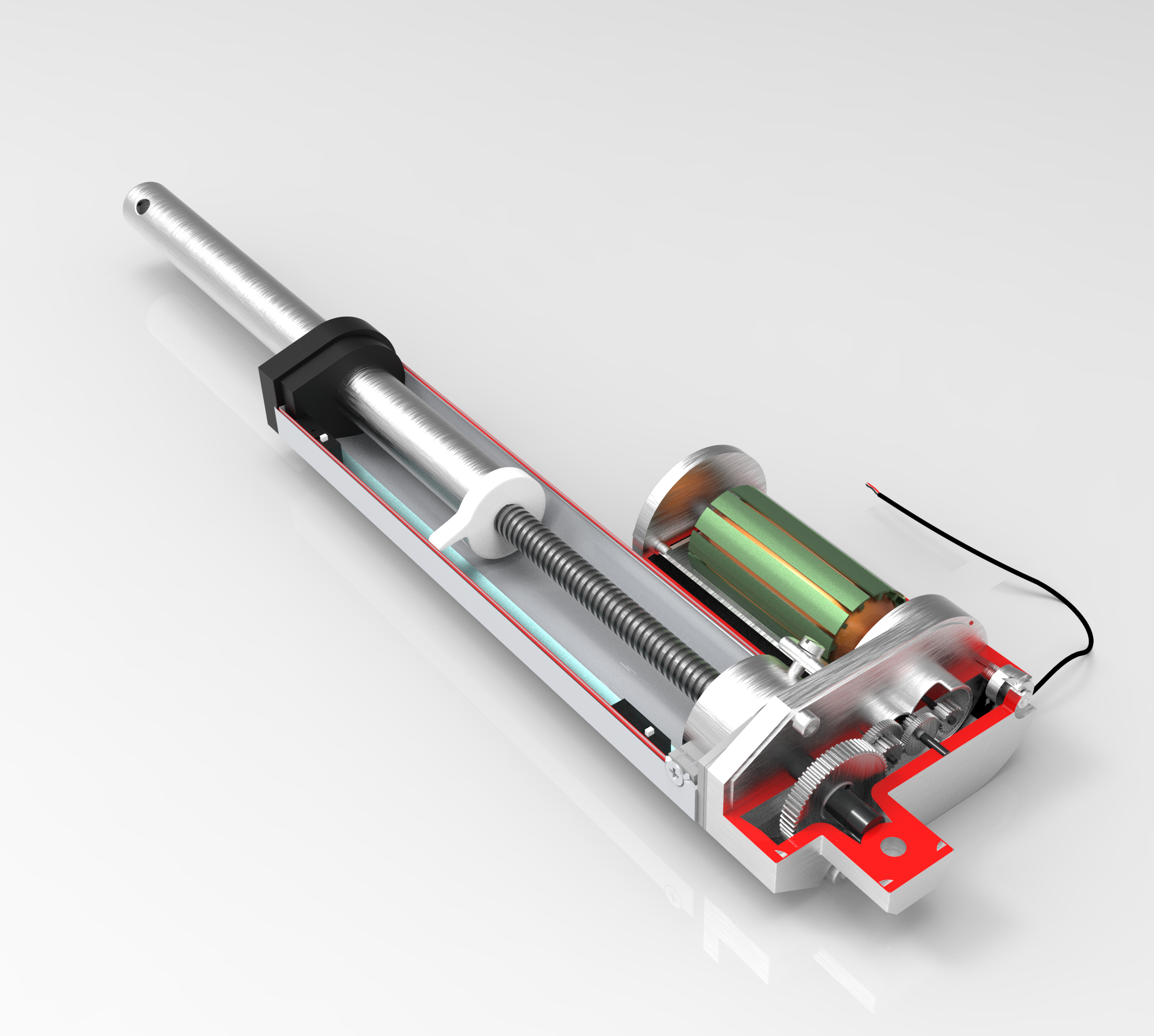 Components Of An Electric Linear Actuator Firgelli