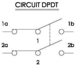 Circuit Diagram of a DPDT Switch