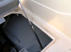 Hatch with Actuator at an Angle