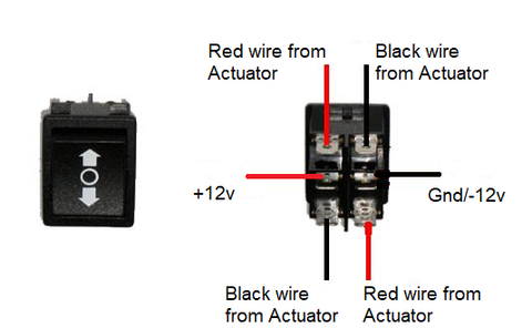 wiring diagram for a linear actuator
