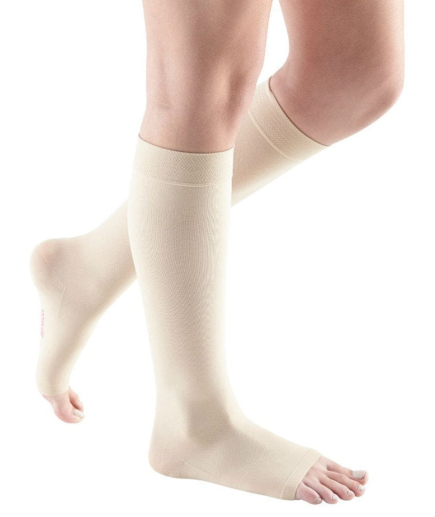 Medi Comfort 30-40 mmHg Open Toe Calf High Compression Stockings
