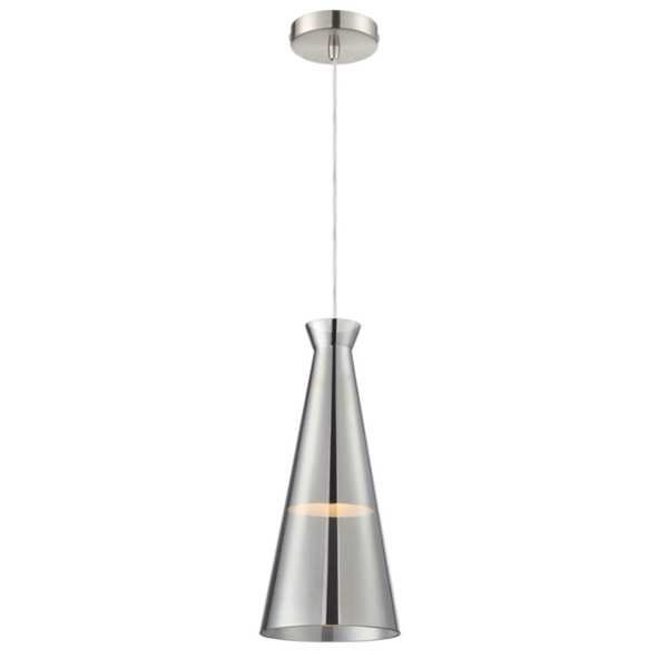 modern chrome pendant light