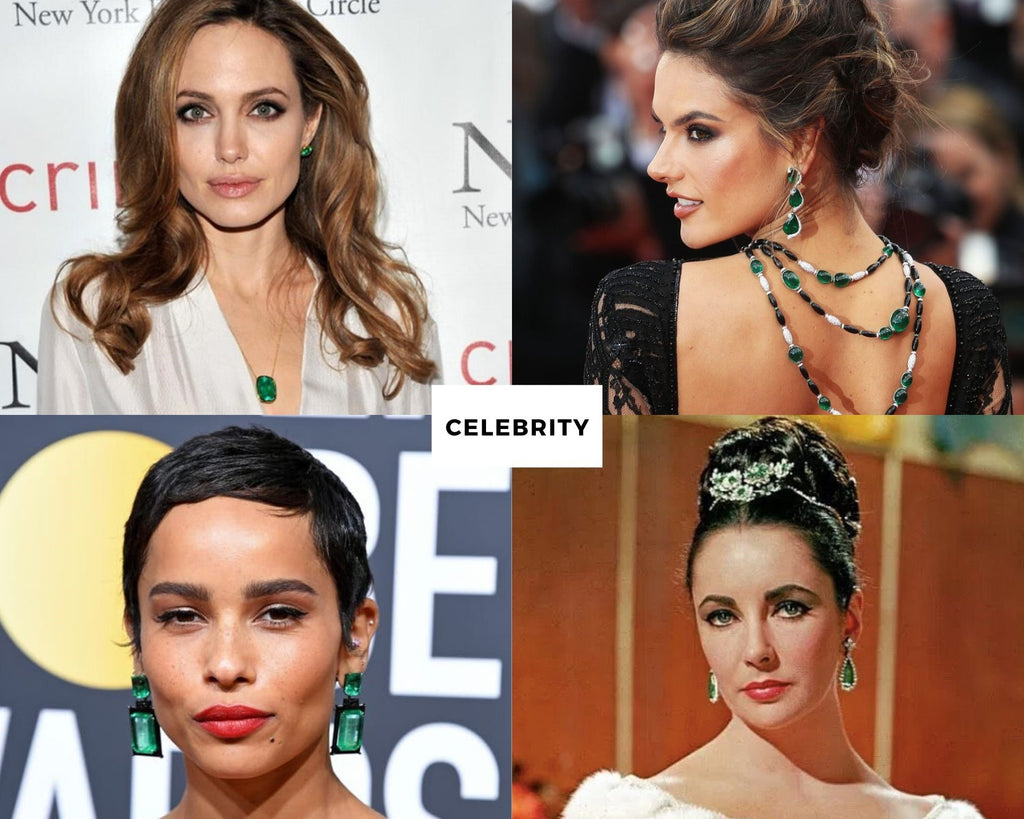 Enchanted by Emeralds Colombian Emerald Diamond Necklace Earrings Tiara Celebrity  