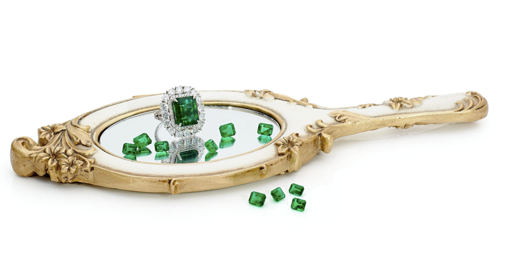 Enchanted by Emeralds Colombian Emerald Diamond Ring Precious Gemstone High Jewellery
