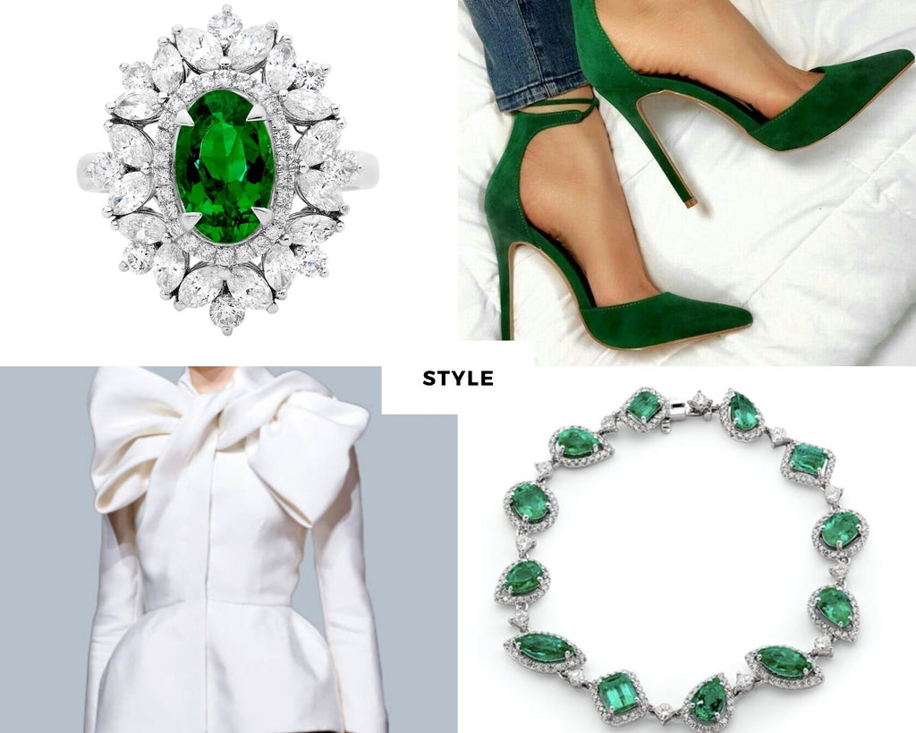 Enchanted by Emeralds Colombian Emeralds Diamonds Rings Bracelets 