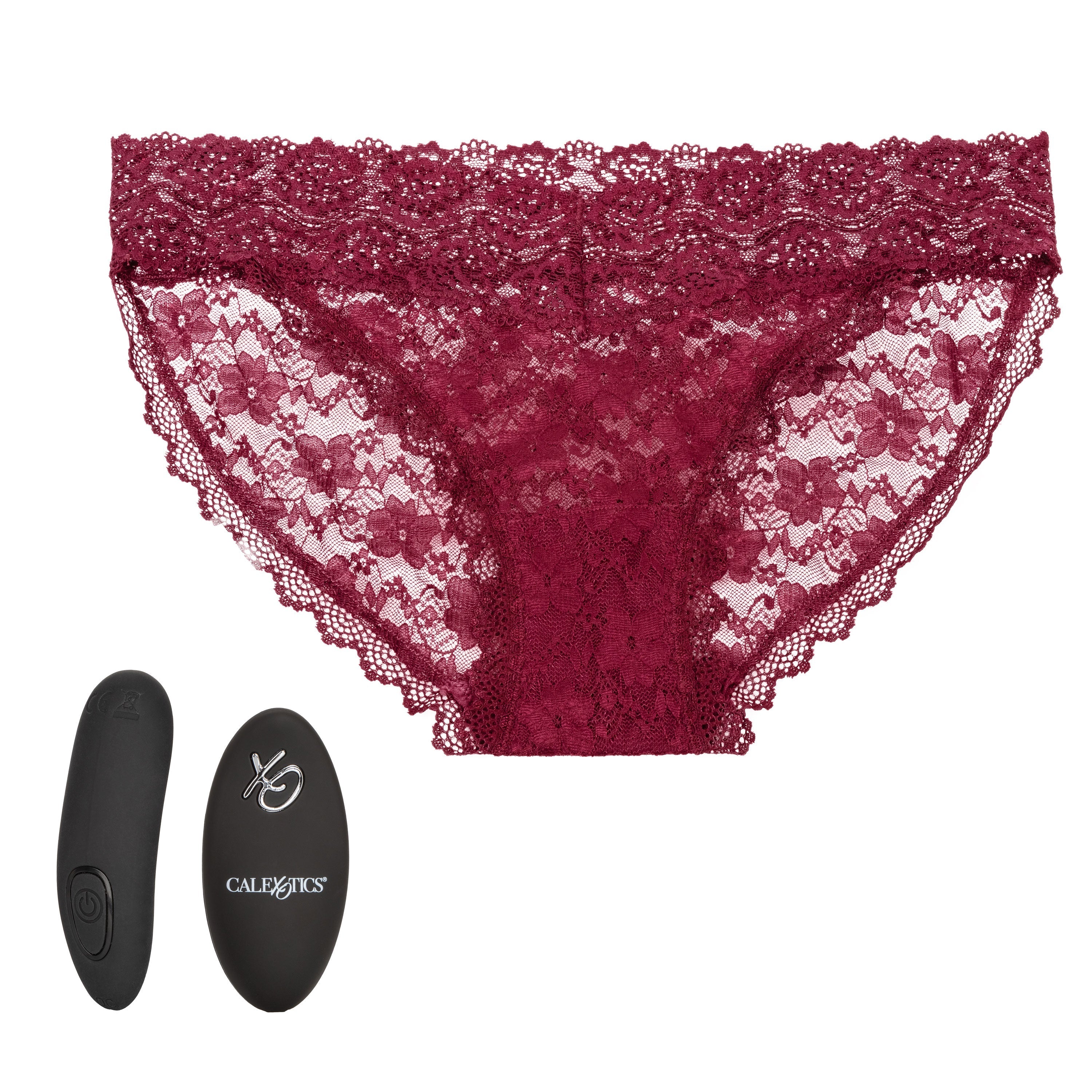 lace desire vibrating lace panty set