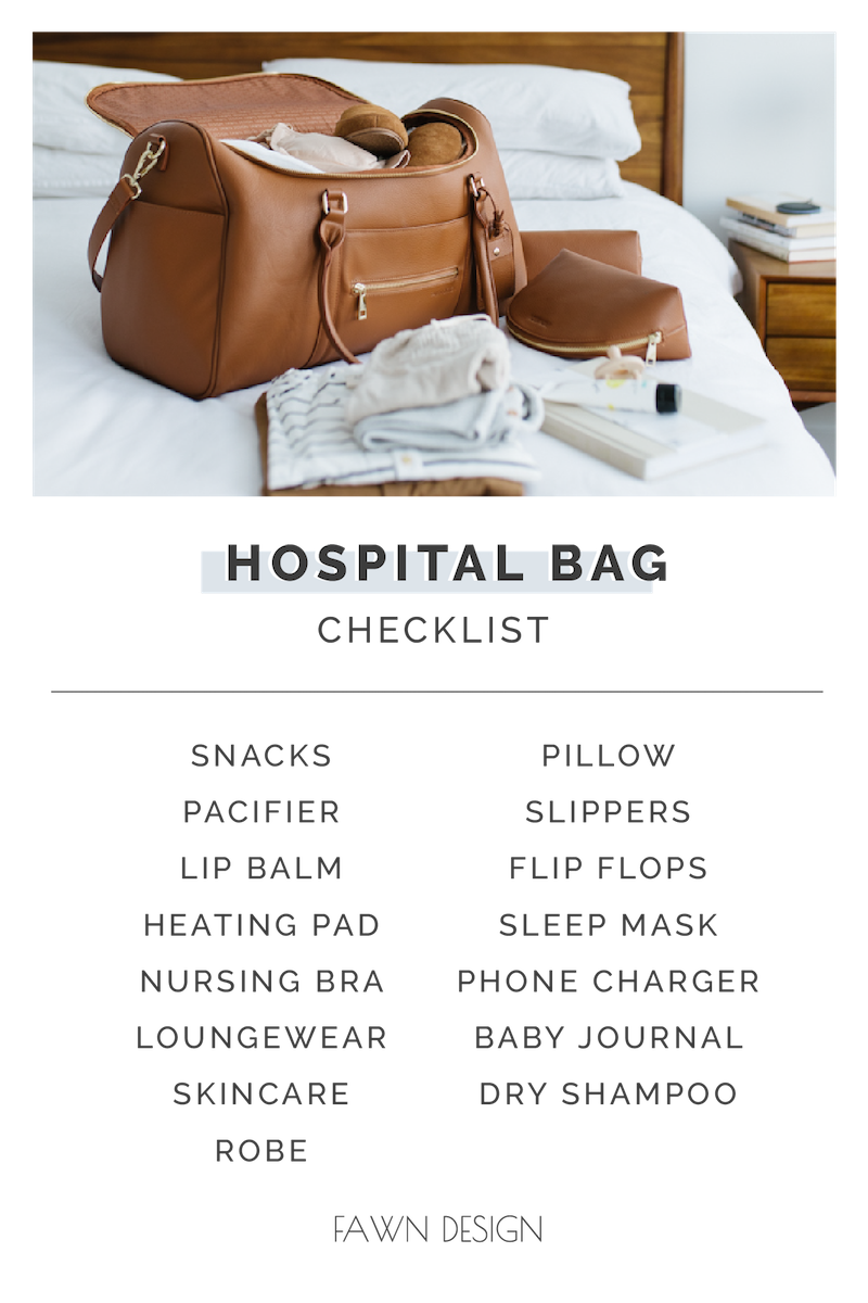 Fawn Design Hospital Bag Checklist 