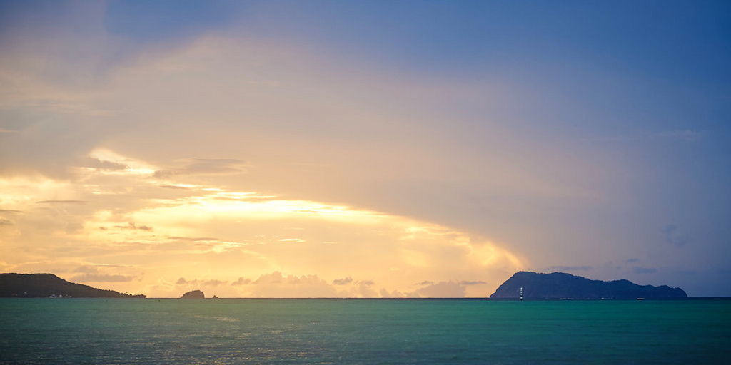 Sheraton Samoa Beach Resort Sunset from Palm Pier