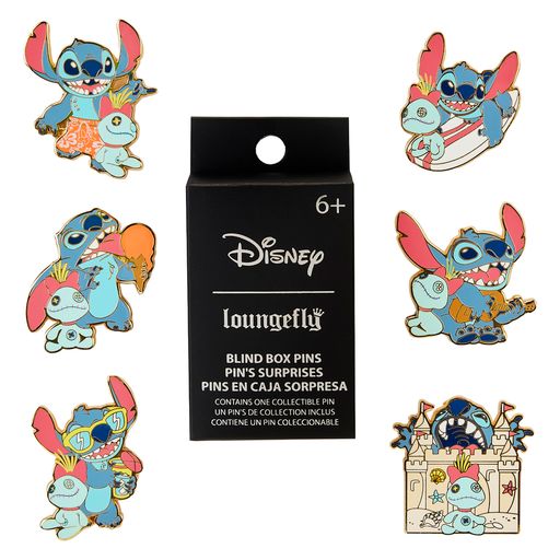 Loungefly Disney Stitch Beach Blind Box Pins Shop Toyz N Fun