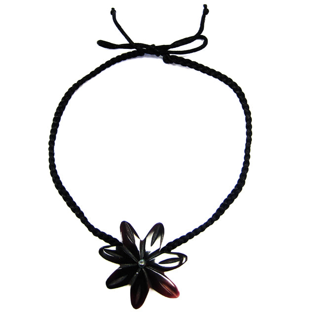 shell necklace black