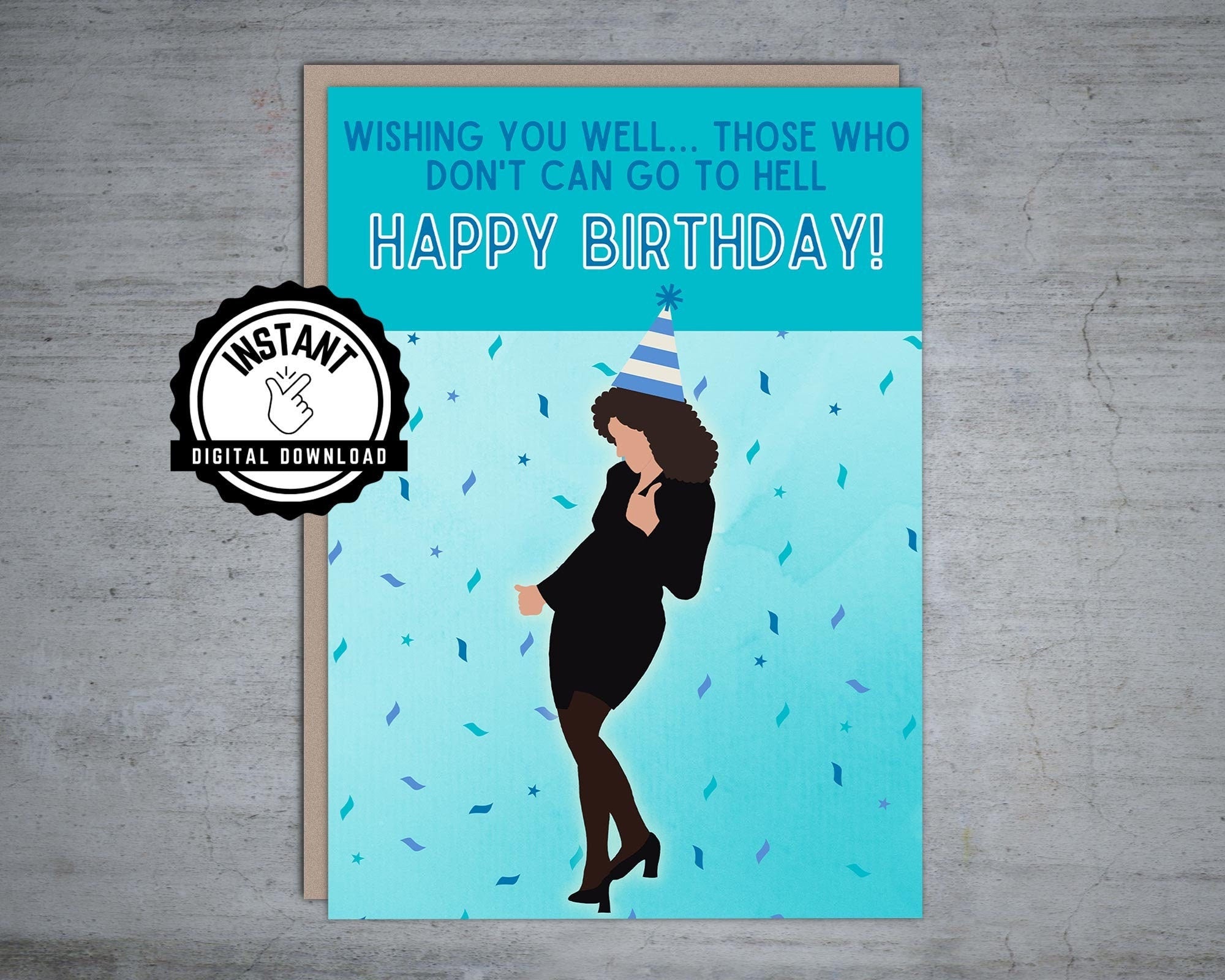 seinfeld birthday card printable