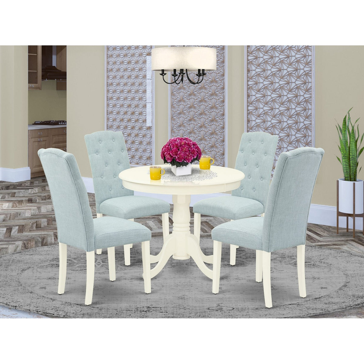 round white dinette set