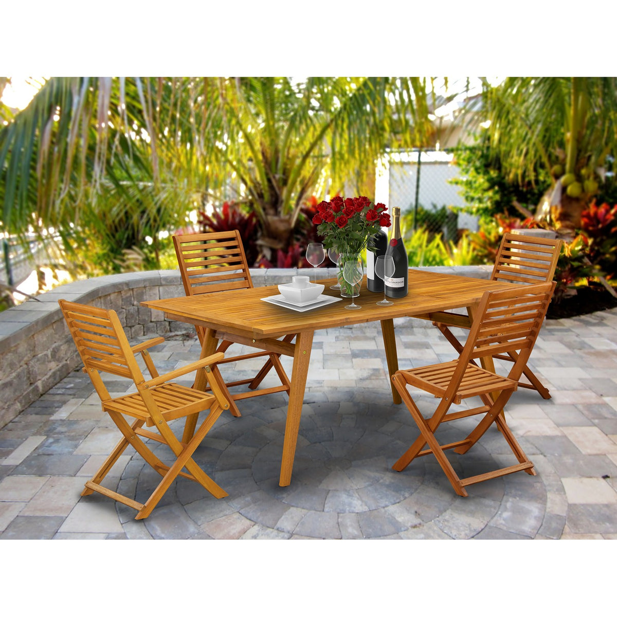 4 patio dining chairs