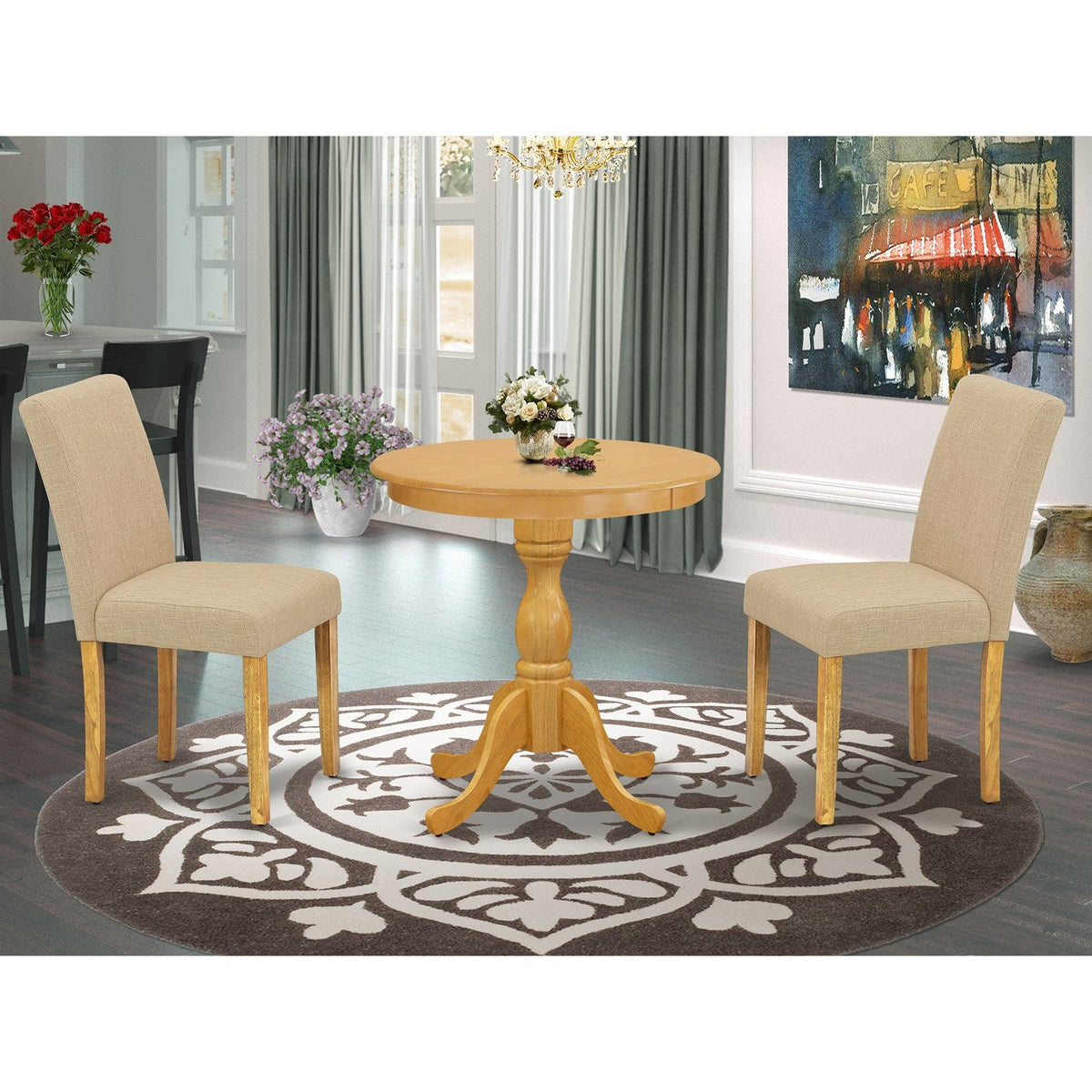 30 round dining table set