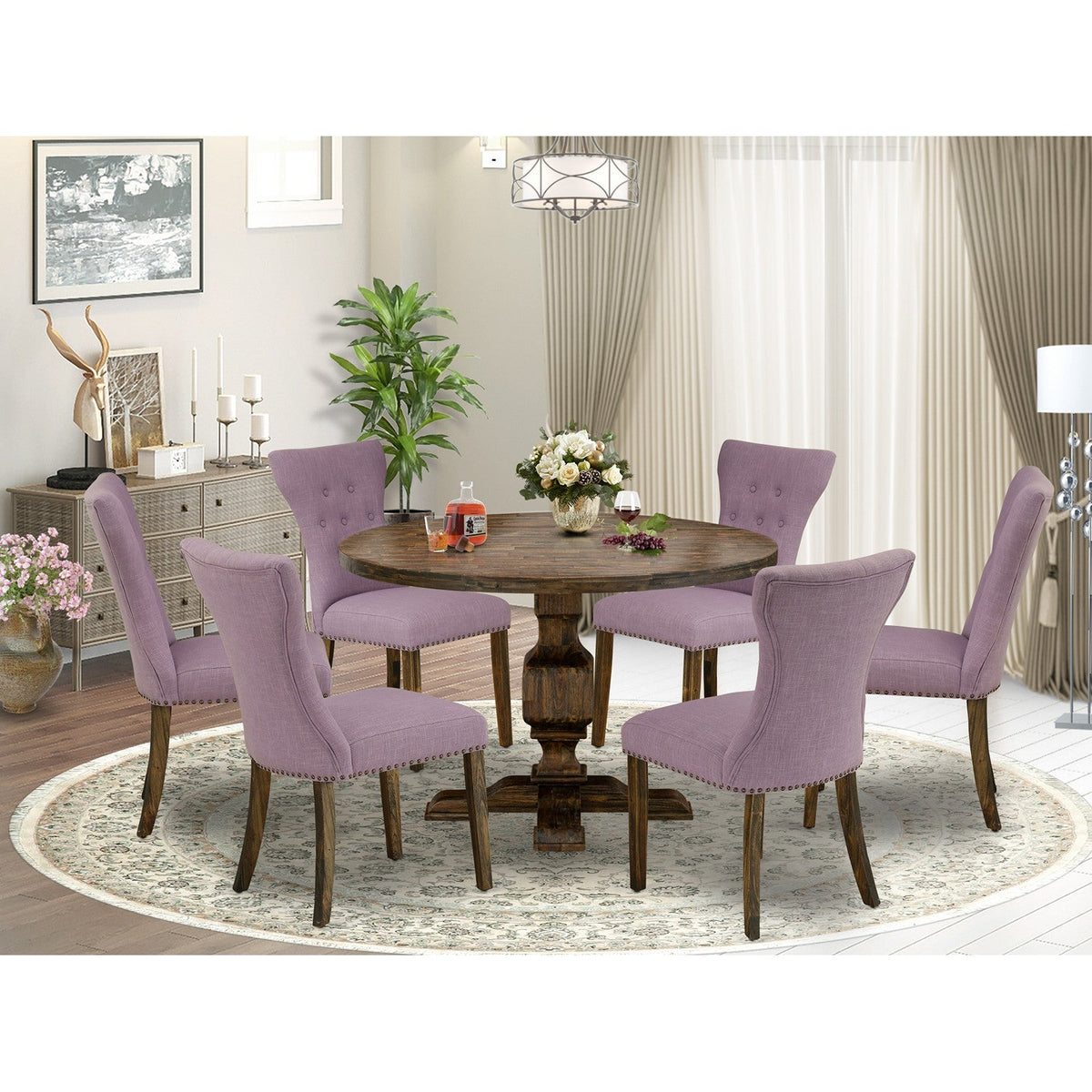 purple dinette set