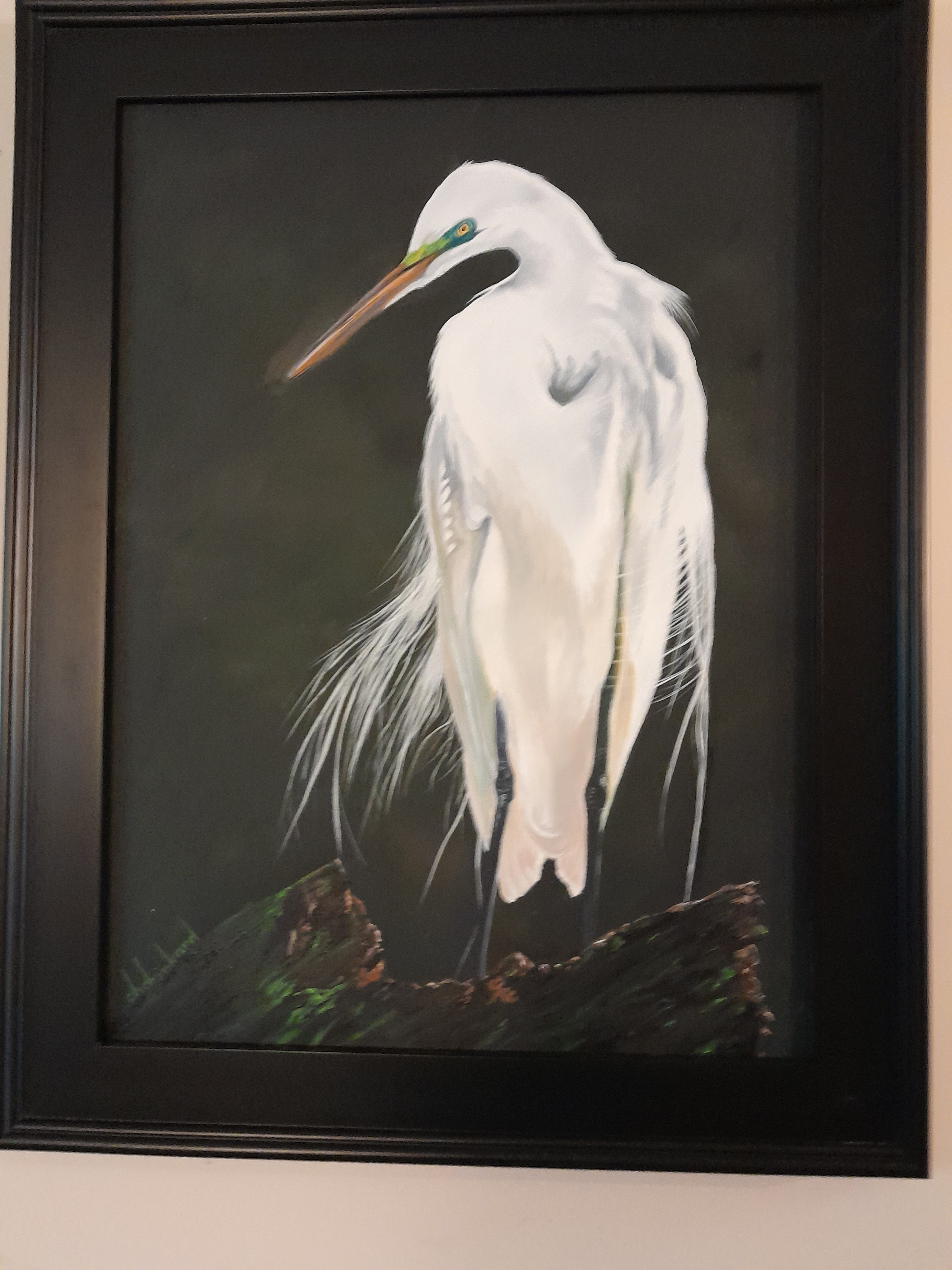 Great White Egret Norfolk Academy Art Show