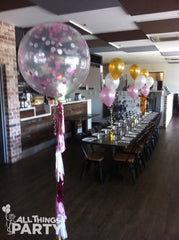 Giant Confetti Balloon with Tassels All Things Party