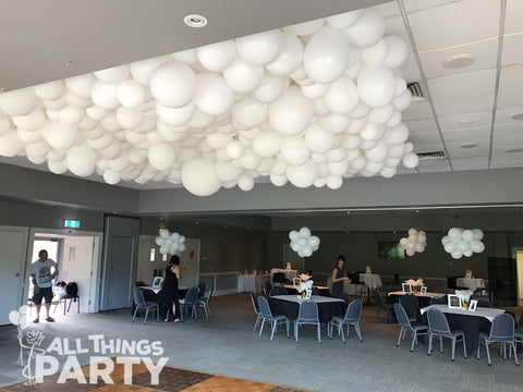 Balloon Cloud Ceiling & Centrepieces