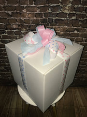 Gender Reveal Box Bow