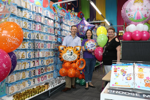 Qualatex Balloon Boutique Wall QBB Wollongong iCANDY Balloons