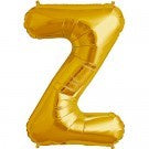 Letter Balloon Z Gold Megaloon 86cm #00273