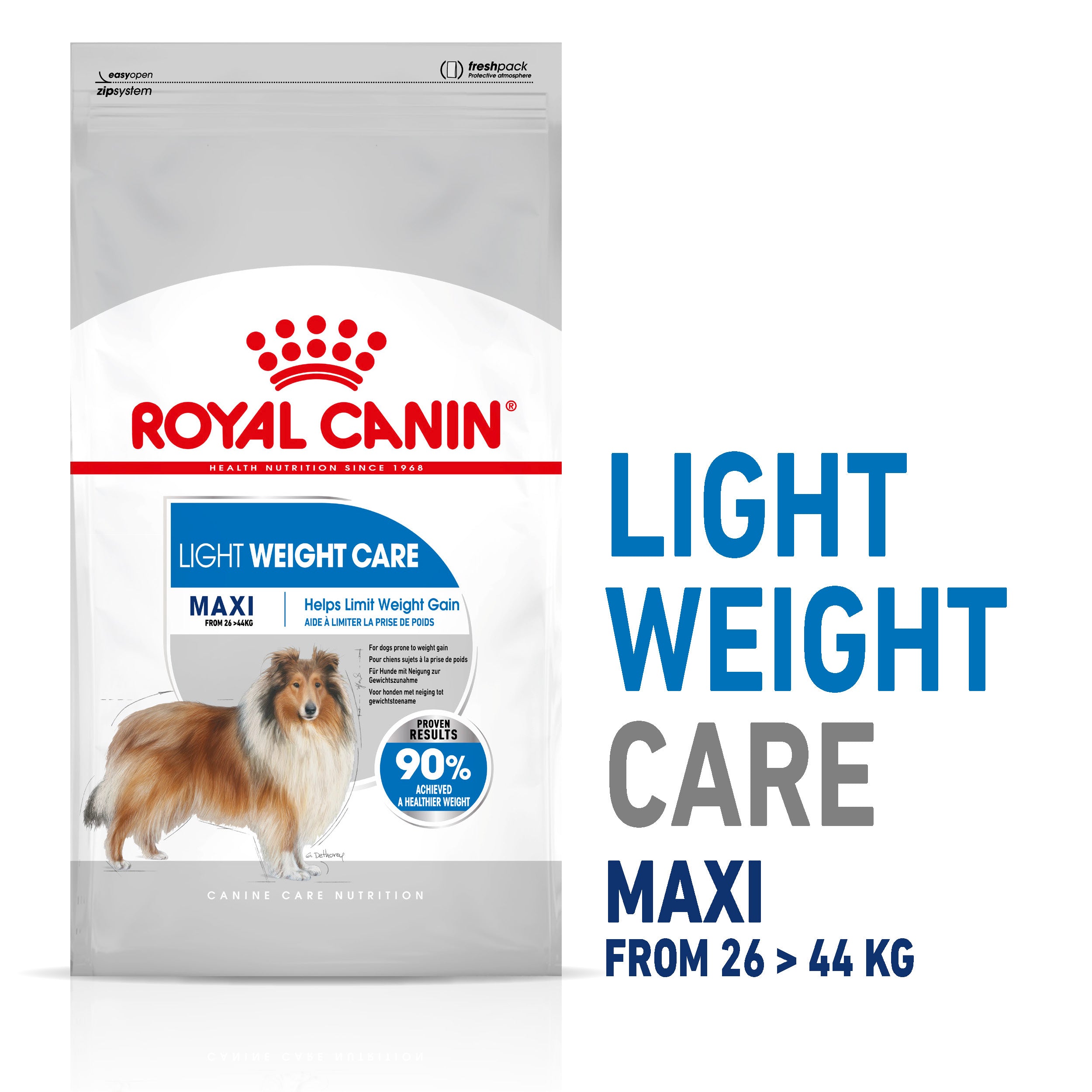Speel Intuïtie Bij zonsopgang Royal Canin - Maxi - Light Weight Care - Petstop
