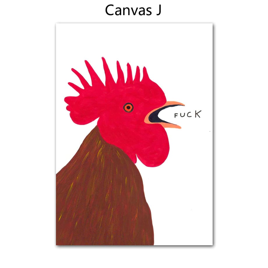 Daedalus Designs - David Shrigley's Paintings Canvas Art - Review