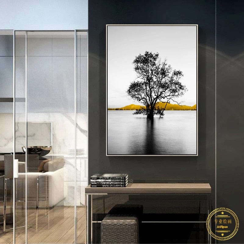 Daedalus Designs - Golden Retro Natural Scenery Canvas Art - Review