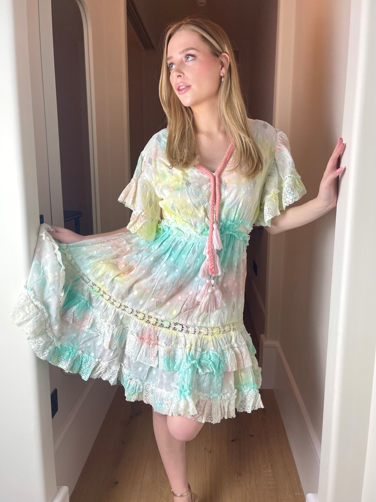 PREMIUM Ophelia dress pink