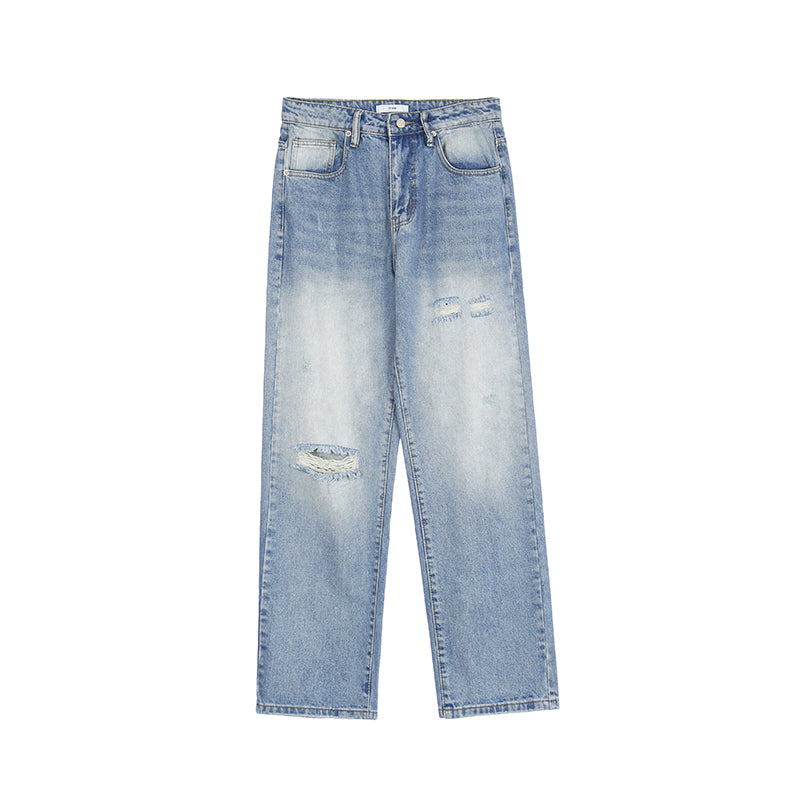 Washed Vintage Loose Denim Jeans – Face 3 Face