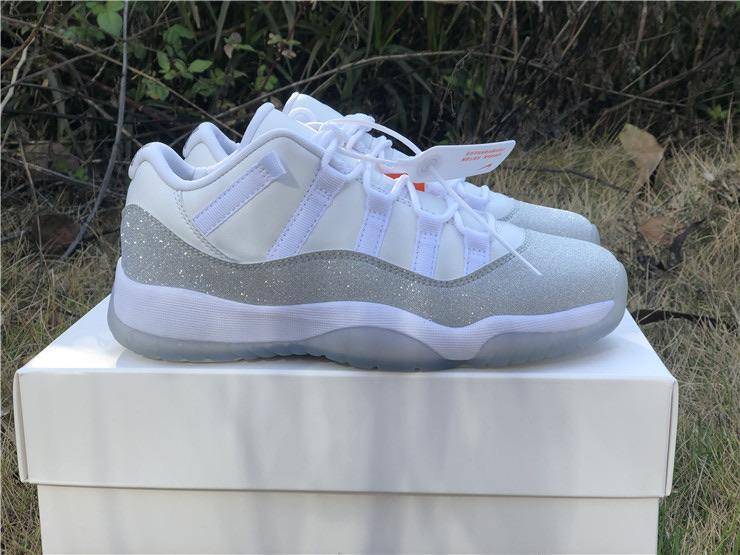 jordan 11 metallic silver low