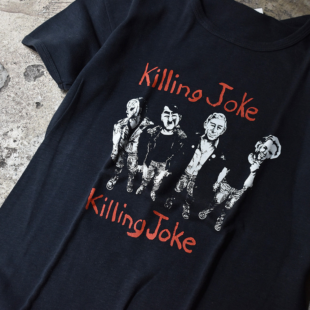 キリングジョーク KILLNG JOKE 怒涛 ロンT 袖プリ 90s - Tシャツ