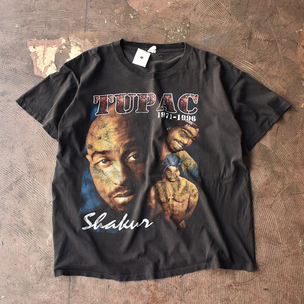 Tupac 2pac 90s vintage rap tee ラップティーズ-