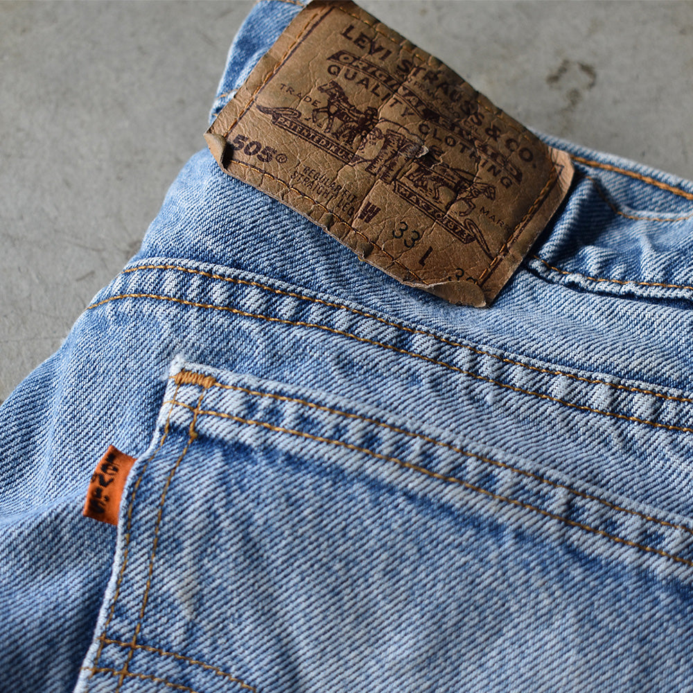 レア　90s Levis 505 オレンジタブ40×30 1wash