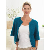 CROCHET PATTERN - Caron - Cape Sleeved Cardigan Crochet Pattern