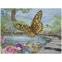 Counted Cross Stitch Kit: Maia Collection: Butterfly