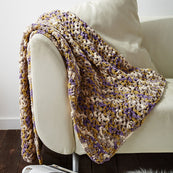 CROCHET PATTERN DOWNLOAD - Bernat Easy Peasie Crochet Blanket